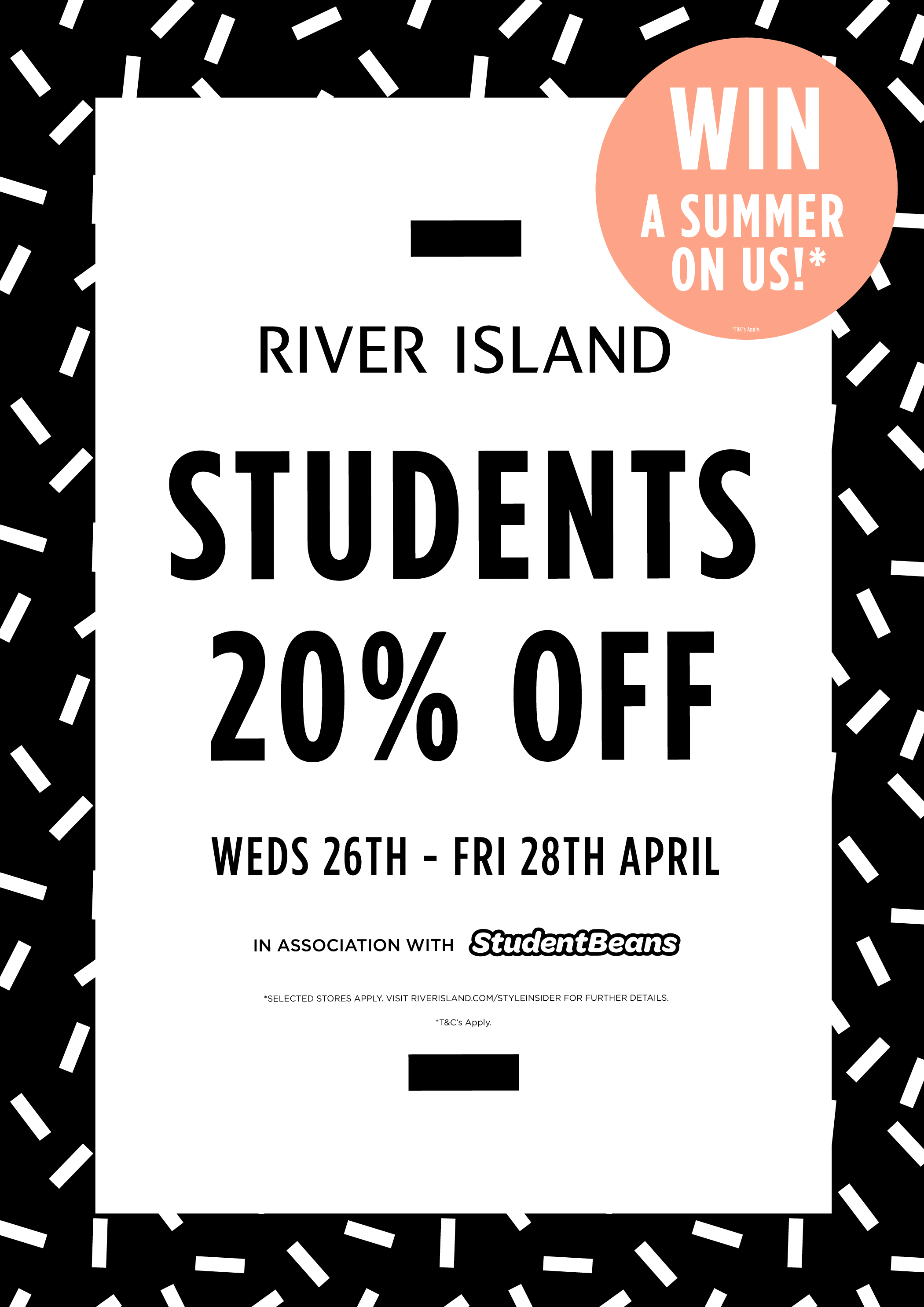 20% Student Discount @ River Island | Meadowlane Shopping ...